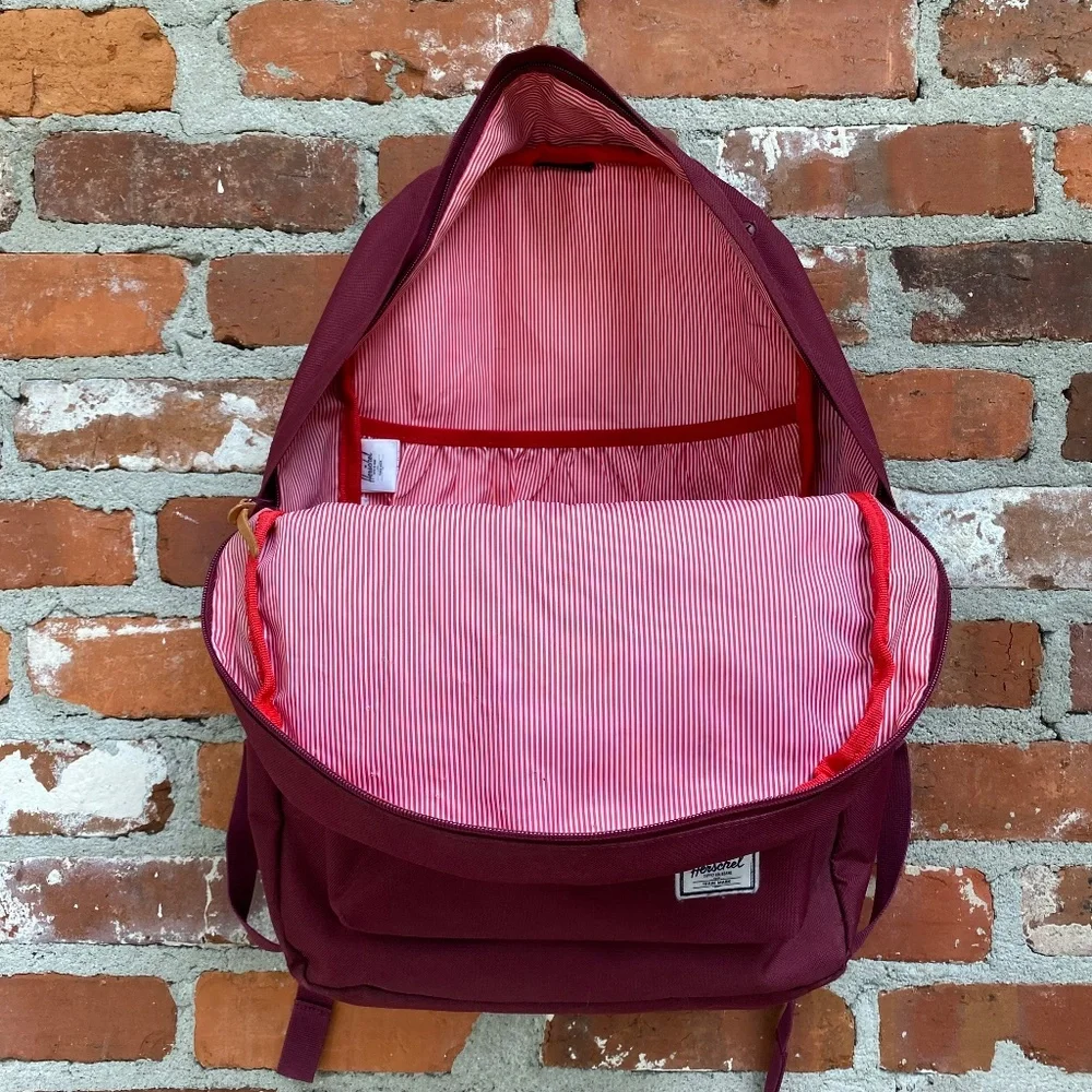 Herschel‎ Supply Co Heritage Backpack Windsor Wine Stripe Laptop Bag